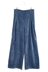 Pantalon large Proenza Schouler Bleu en Polyester, taille L - Seconde Main