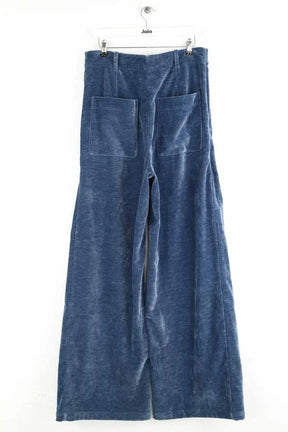 Pantalon large Proenza Schouler Bleu en Polyester