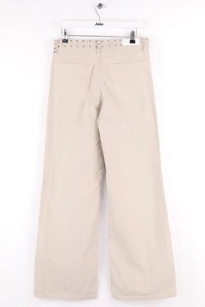 Pantalon large RE/DONE Ecru en Coton