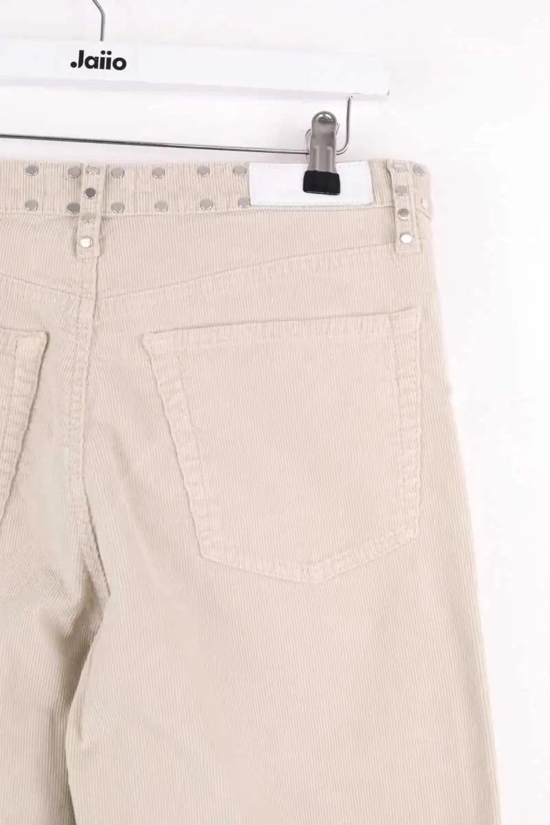 Pantalon large RE/DONE Ecru en Coton