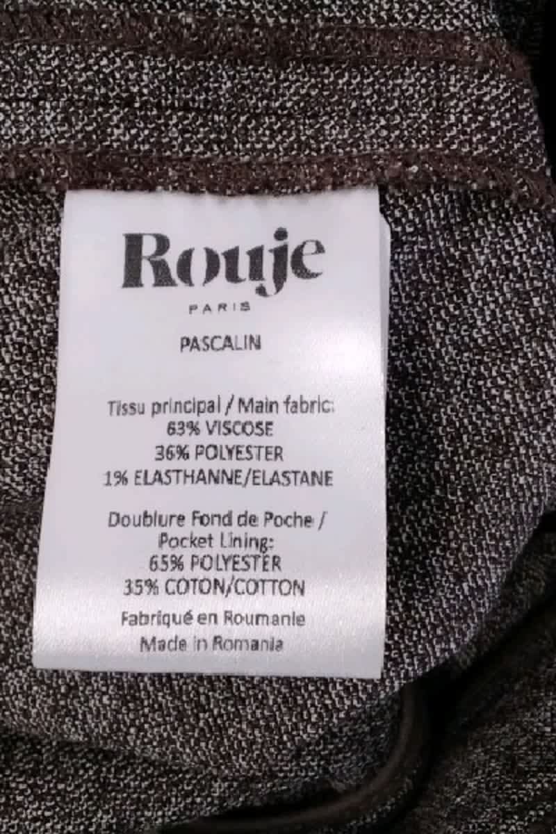 Pantalon large Rouje Marron en Viscose