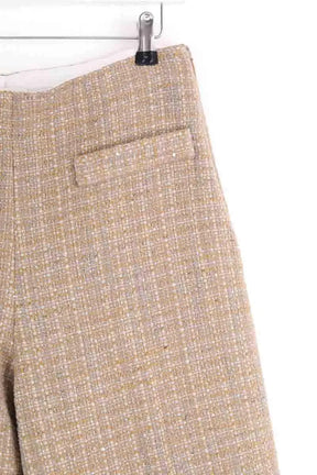 Pantalon large Sandro Beige en Coton