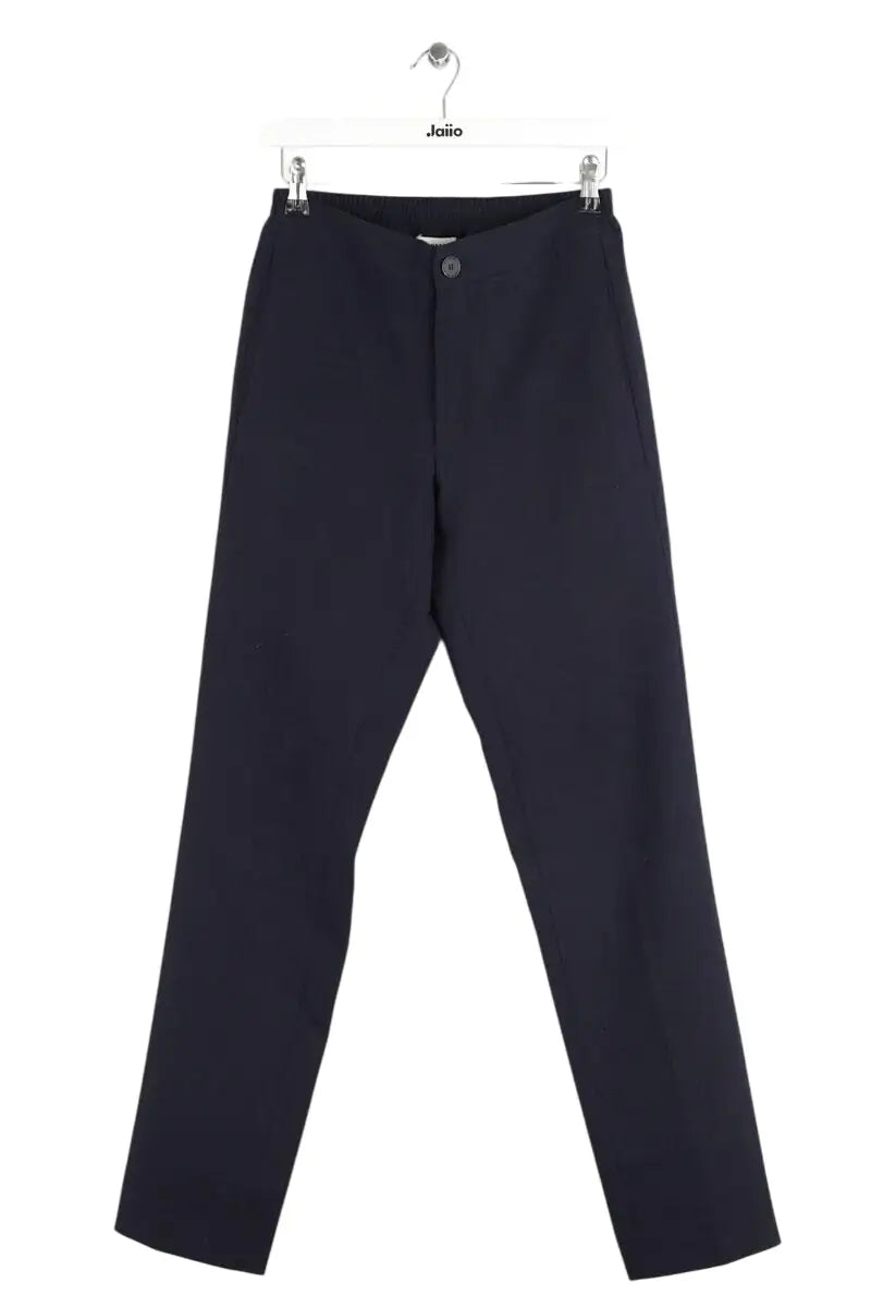 Pantalon large Sandro Marine en Polyester, taille S - Seconde Main