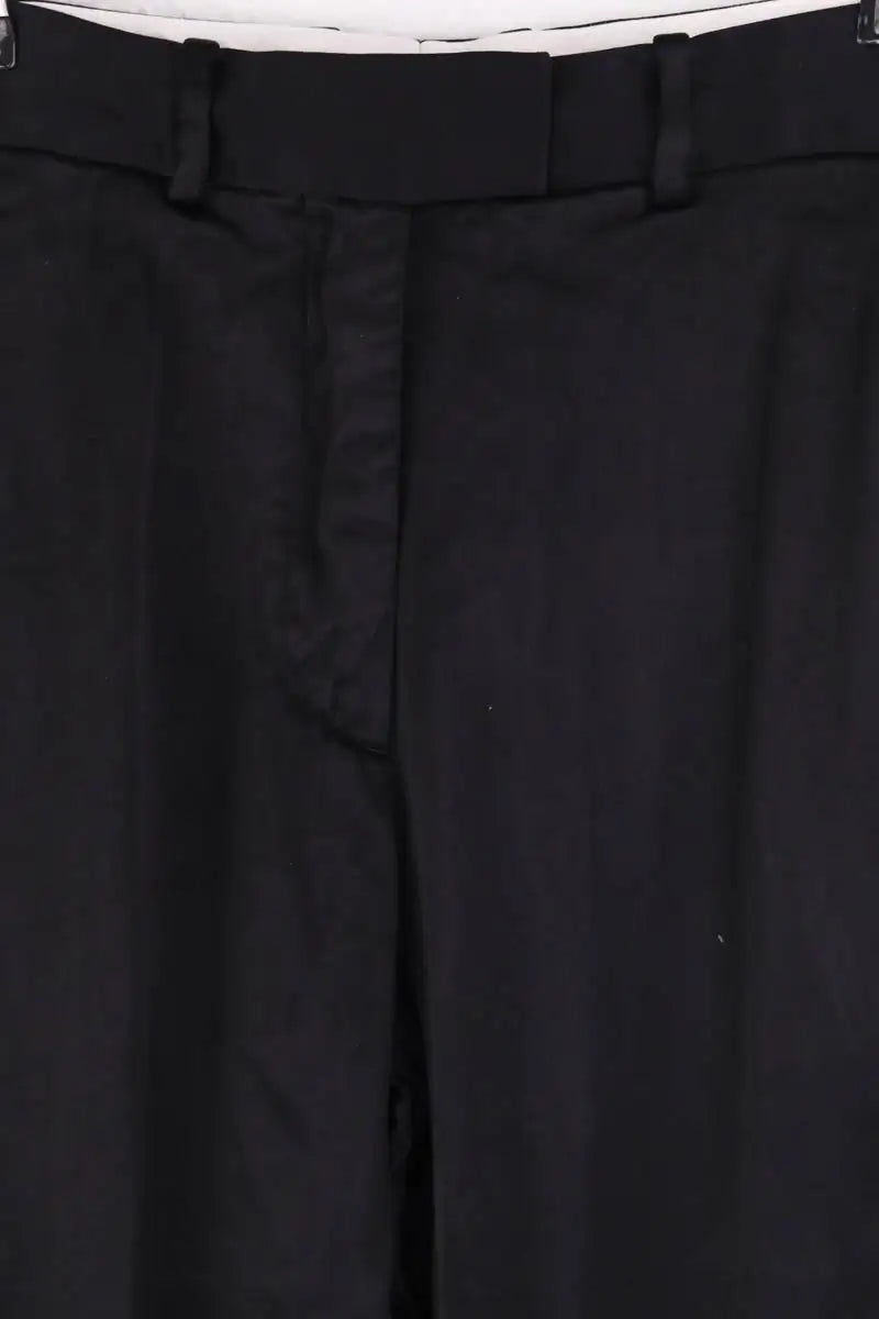 Pantalon large Sandro Noir en Synthétique