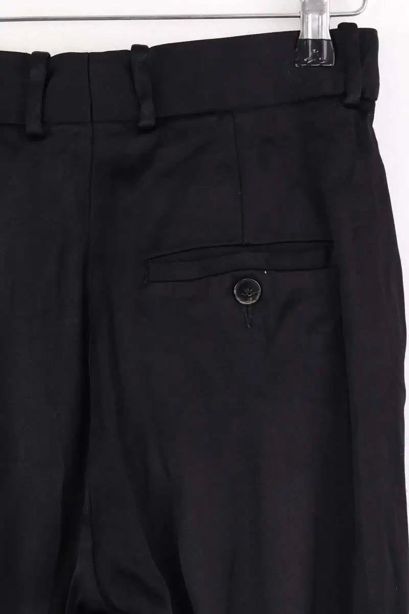Pantalon large Sandro Noir en Synthétique