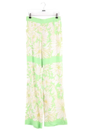 Pantalon large Sandro Vert en Viscose, taille M - Seconde Main