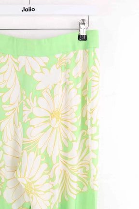 Pantalon large Sandro Vert en Viscose