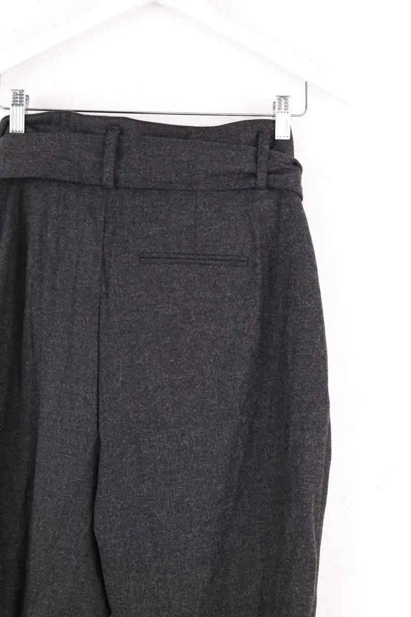 Pantalon large Sézane Anthracite en Coton