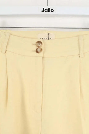Pantalon large Sézane Beige en Viscose