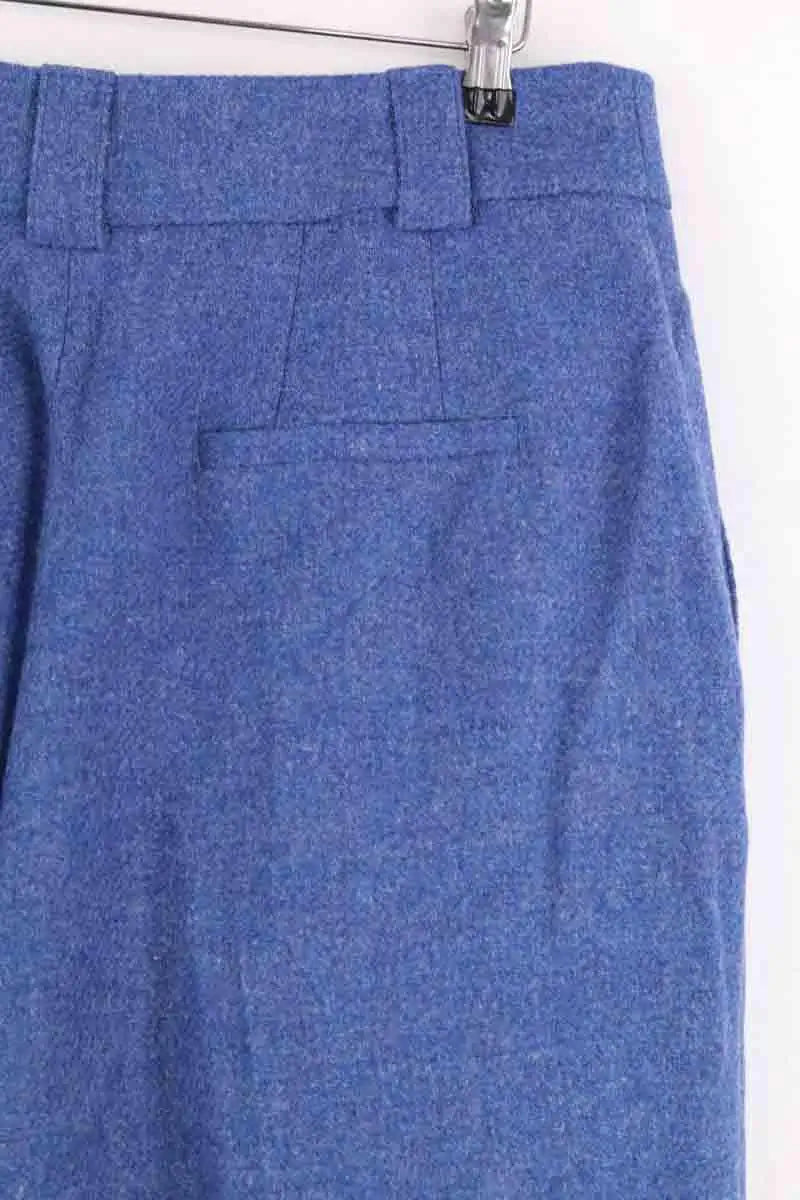 Pantalon large Sézane Bleu en Coton