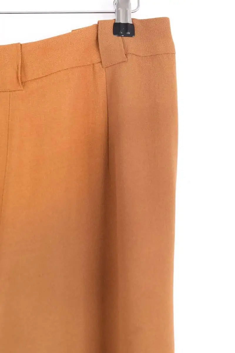 Pantalon large Sézane Camel en Synthétique