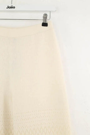 Pantalon large Sézane Ecru en Laine