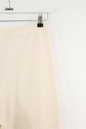 Pantalon large Sézane Ecru en Laine