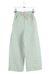 Pantalon large Sézane Ecru en Lin, taille S - Seconde Main