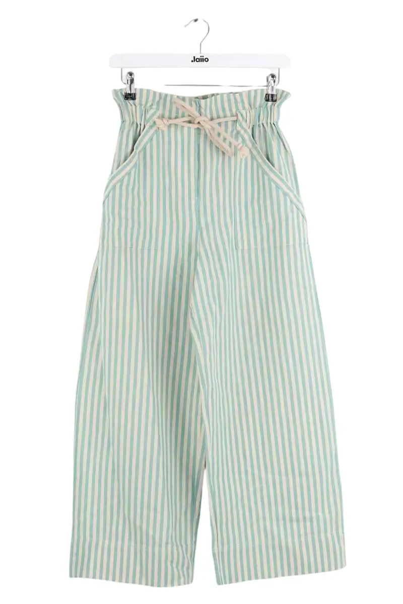 Pantalon large Sézane Ecru en Lin, taille S - Seconde Main