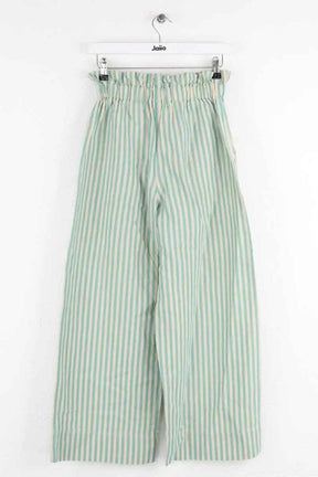 Pantalon large Sézane Ecru en Lin