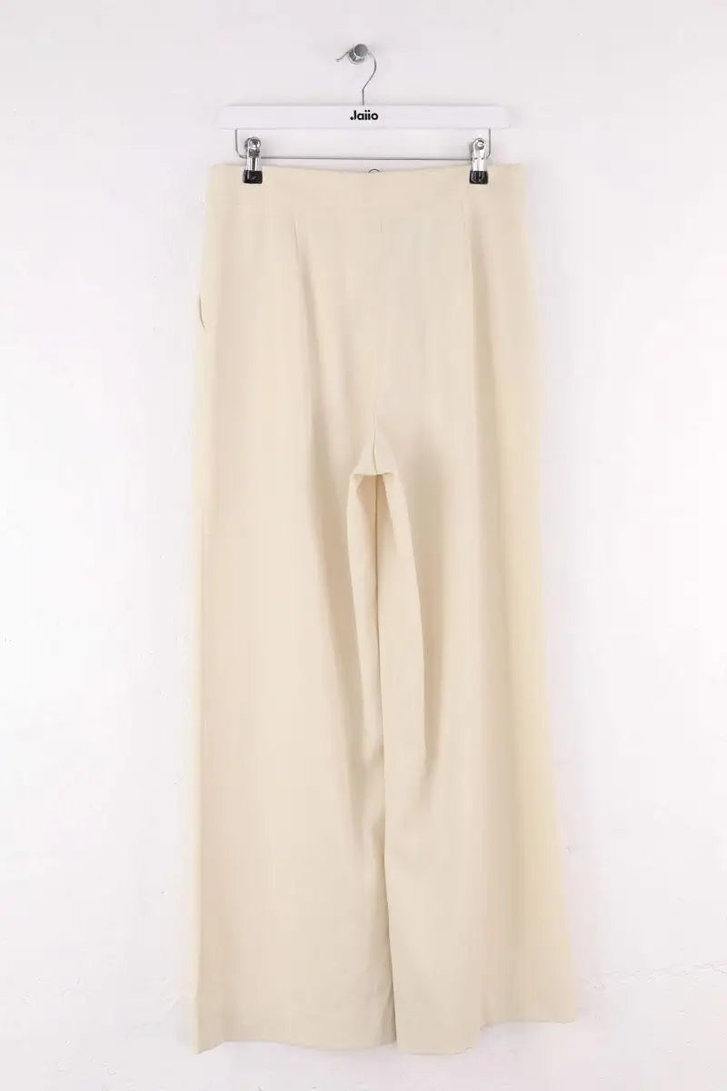 Pantalon large Sézane Jaune en Synthétique