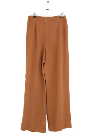 Pantalon large Sézane Marron en Synthétique