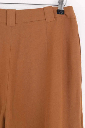 Pantalon large Sézane Marron en Synthétique
