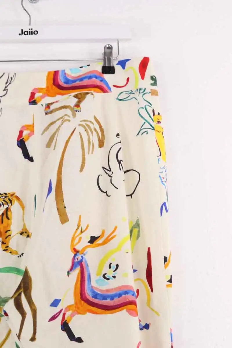 Pantalon large Sézane Multicolore en Lin
