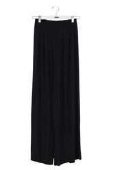 Pantalon large Sézane Noir en Synthétique, taille S - Seconde Main
