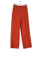 Pantalon large Sézane Orange en Viscose, taille S - Seconde Main