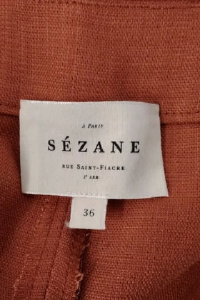 Pantalon large Sézane Orange en Viscose