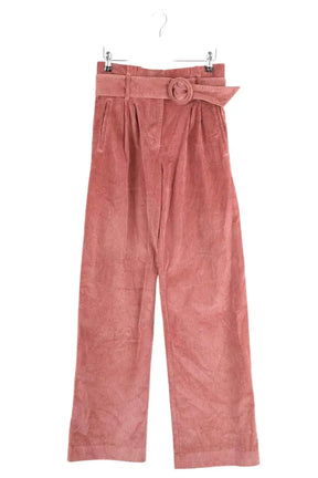 Pantalon large Sézane Rose en Coton, taille XS - Seconde Main