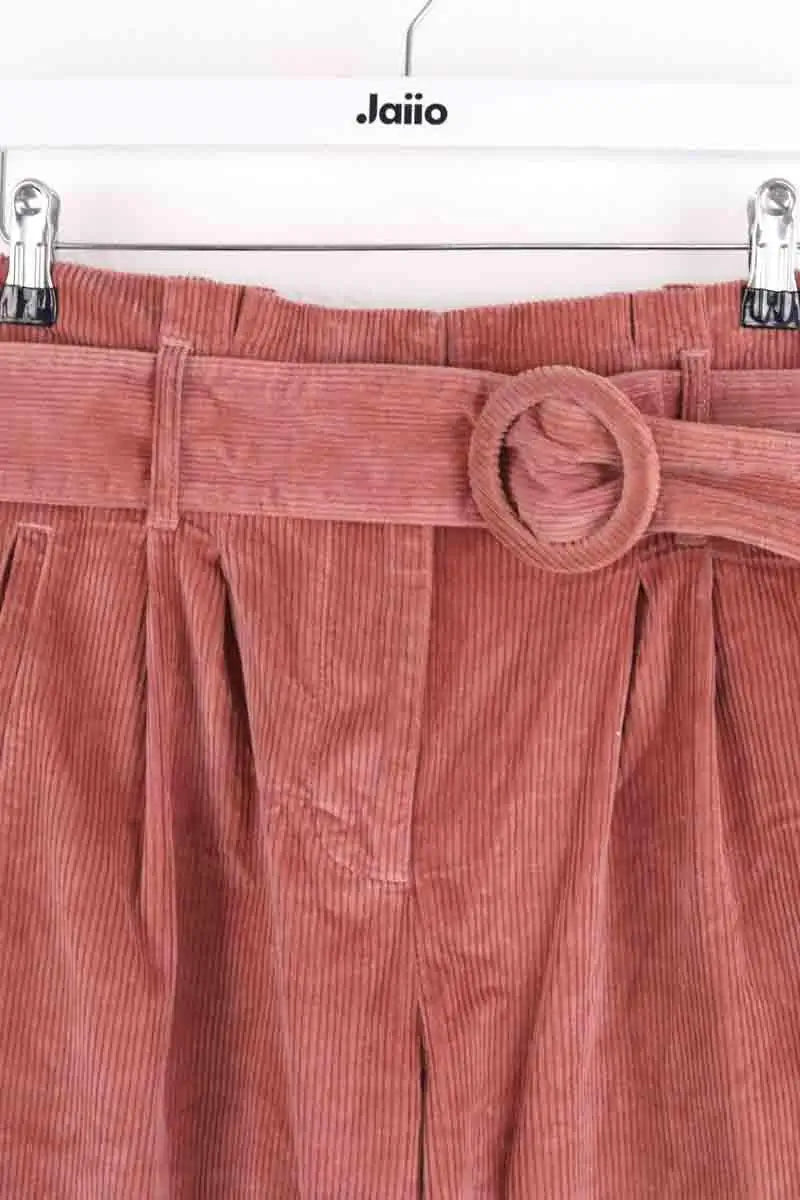 Pantalon large Sézane Rose en Coton
