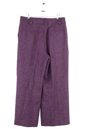 Pantalon large Sézane Violet en Laine