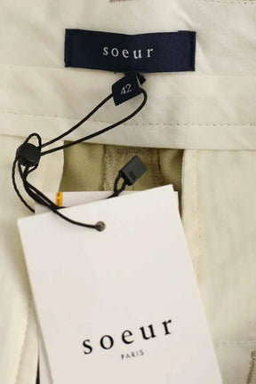 Pantalon large Soeur Cole Kaki en Coton