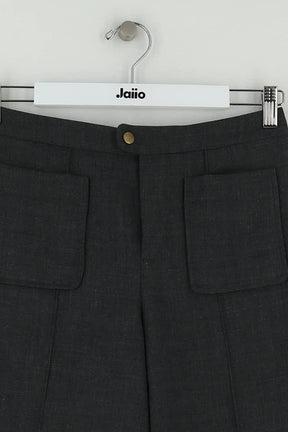 Pantalon large Soeur Gris en Coton