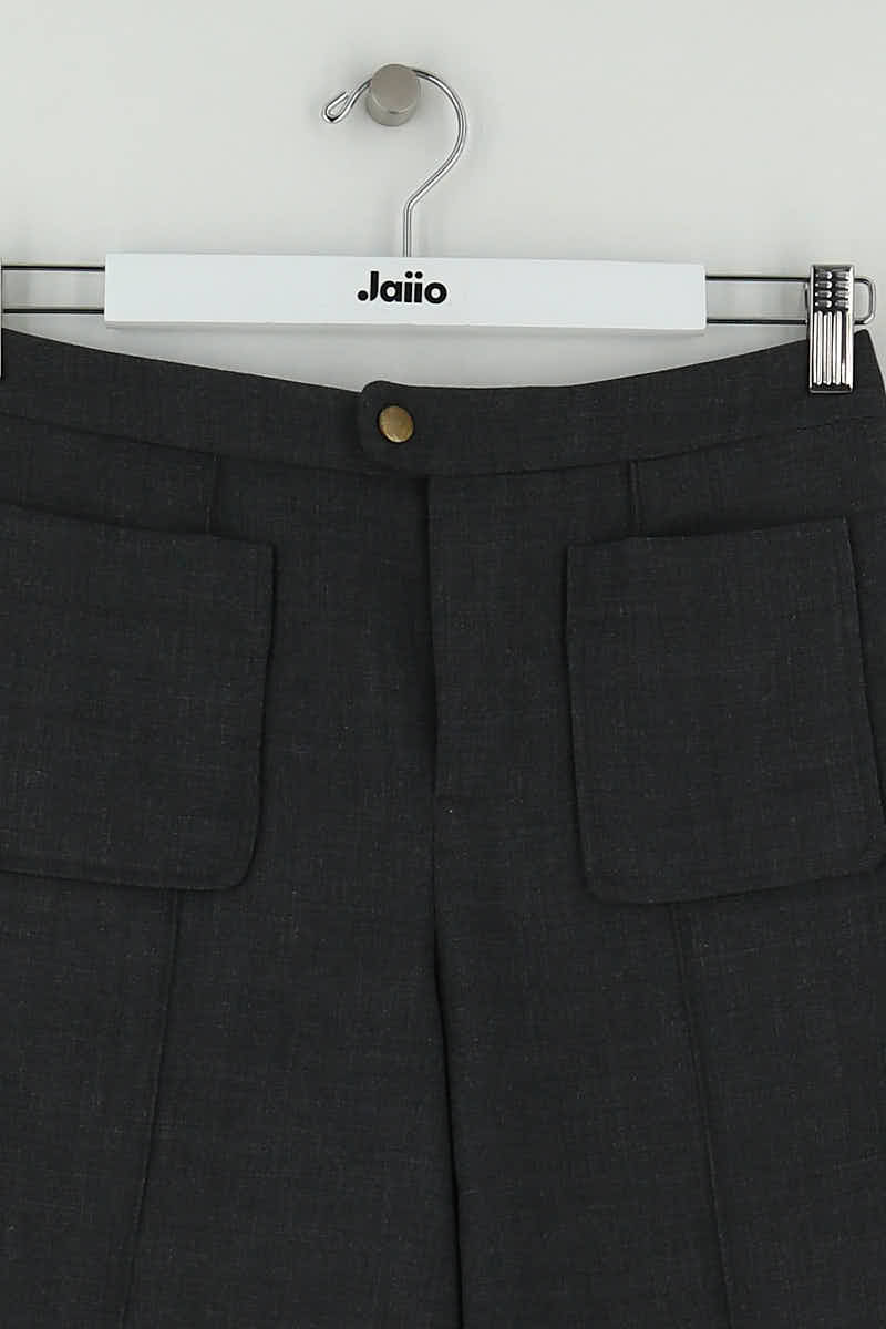 Pantalon large Soeur Gris en Coton