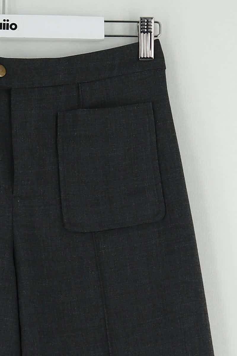 Pantalon large Soeur Gris en Coton