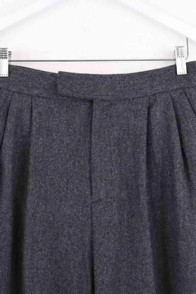 Pantalon large Soeur Joplin Anthracite en Laine