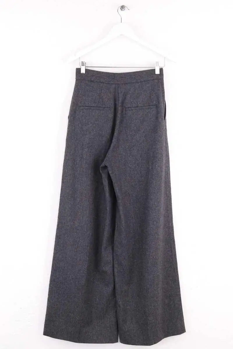 Pantalon large Soeur Joplin Anthracite en Laine