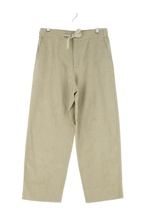 Pantalon large Soeur Sarajevo Kaki en Lin, taille M - Seconde Main