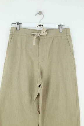 Pantalon large Soeur Sarajevo Kaki en Lin