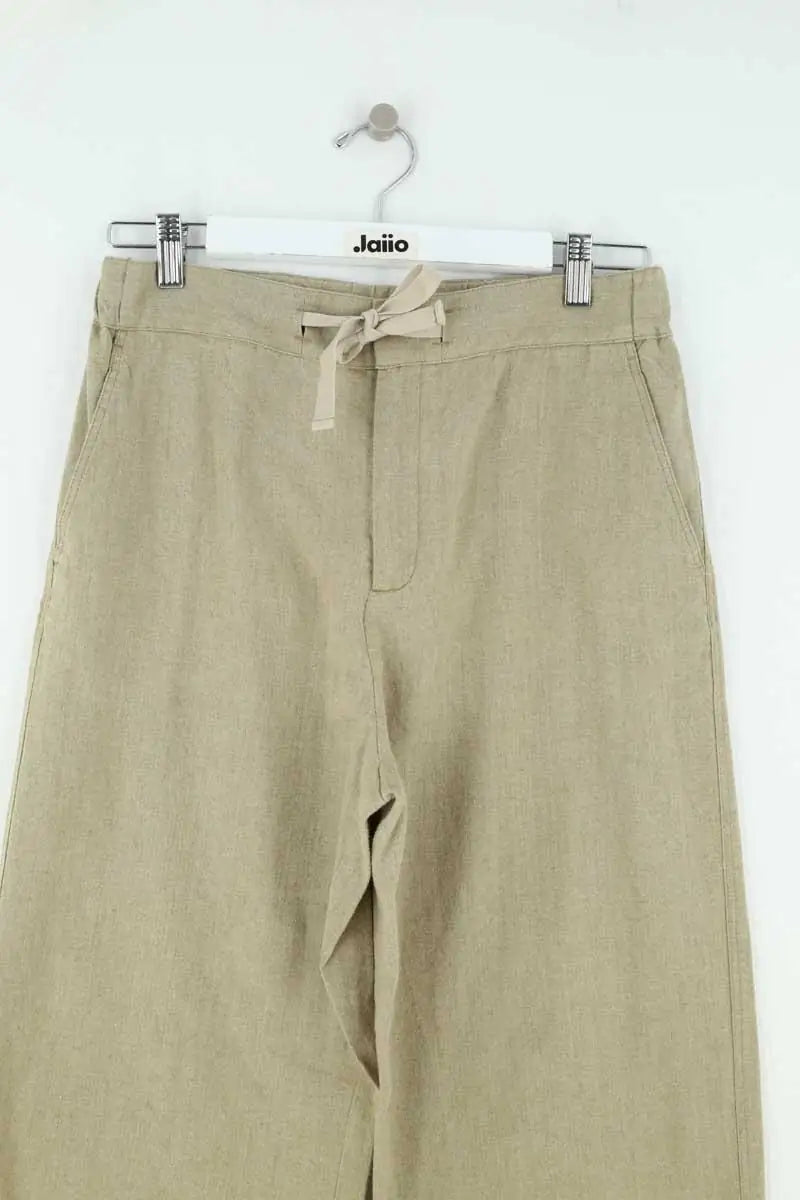 Pantalon large Soeur Sarajevo Kaki en Lin