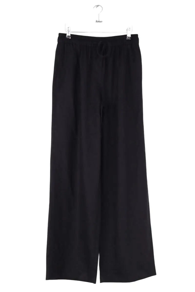 Pantalon large Soft Goat Noir en Laine, taille M - Seconde Main