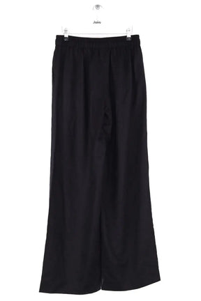 Pantalon large Soft Goat Noir en Laine