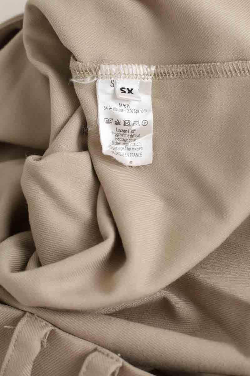 Pantalon large Songe Lab Ecru en Polyester