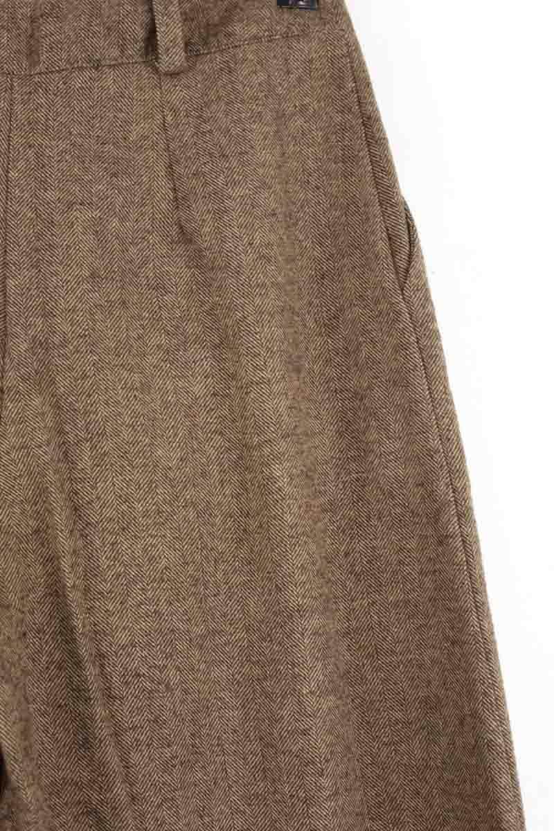 Pantalon large Songe Lab Marron en Polyester