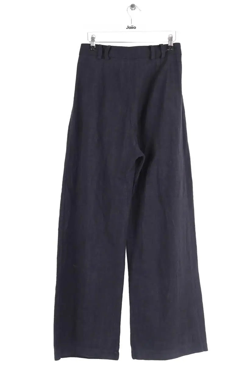 Pantalon large Songe Lab Noir en Lin