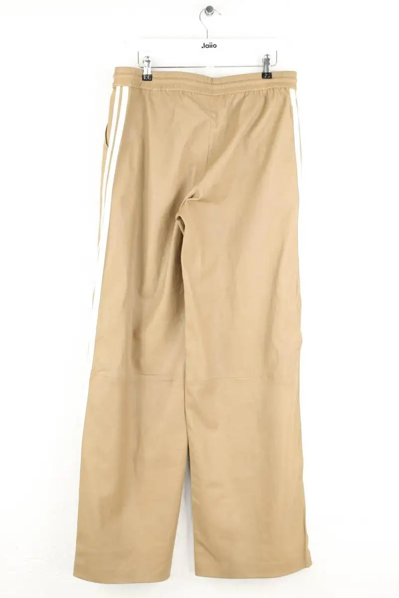 Pantalon large SPRWMN Beige en Cuir