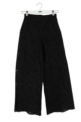 Pantalon large Tara Jarmon Noir en Coton, taille XS - Seconde Main