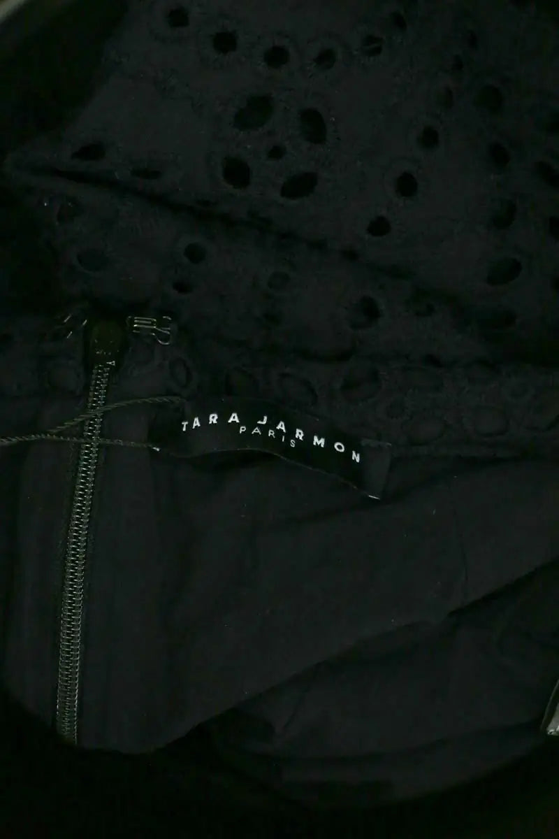 Pantalon large Tara Jarmon Noir en Coton