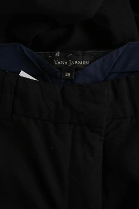 Pantalon large Tara Jarmon Noir en Laine