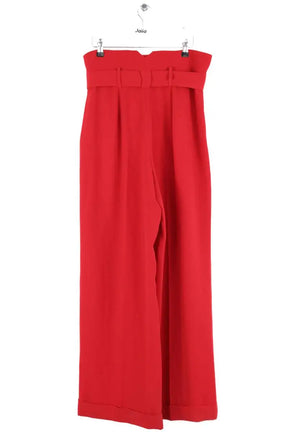 Pantalon large Tara Jarmon Pia Rouge en Synthétique