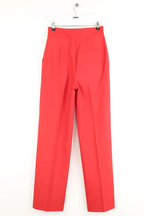 Pantalon large Tara Jarmon Pilar Rouge en Polyester